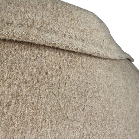 Dusan Open Front Jacket Women’s Medium 100% Cashmere Beige Long Sleeve READ - Picture 8 of 12